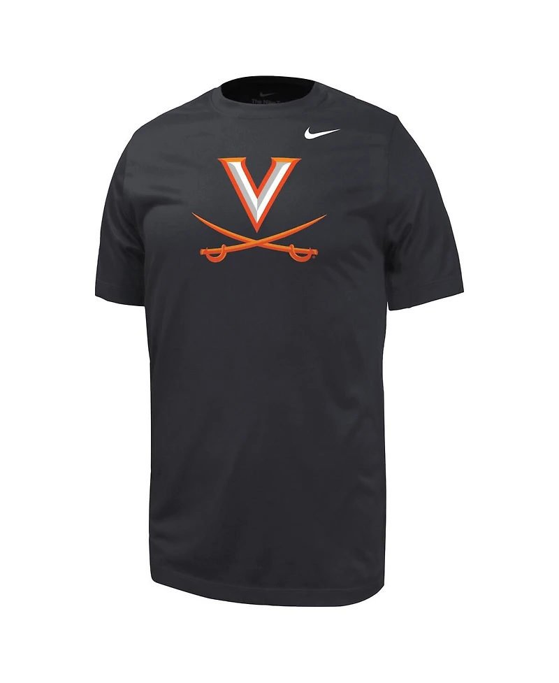 Nike Big Boys and Girls Charcoal Virginia Cavaliers Legend T-Shirt
