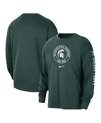 Nike Men's Green Michigan State Spartans Heritage Max90 Long Sleeve T-Shirt