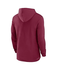 Nike Men's Garnet Florida State Seminoles Sideline Hoodie Performance Long Sleeve T-Shirt