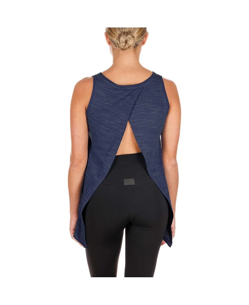 New Era Women's Navy Dallas Cowboys Plus Space Dye Active Tank Top