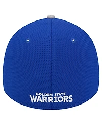 New Era Men's Gray/Royal Golden State Warriors Active Trim 39THIRTY Flex Hat