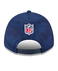 New Era Men's Navy Tennessee Titans 2024 Sideline 9FORTY Stretch-Snap Hat