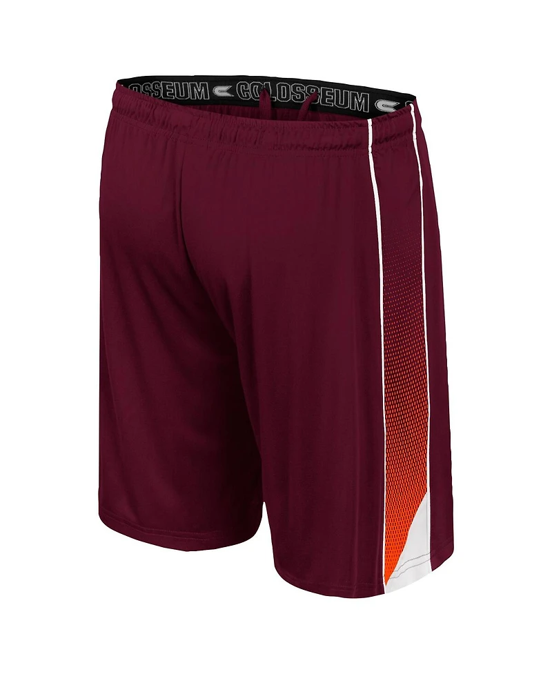 Colosseum Men's Maroon Virginia Tech Hokies Online Shorts