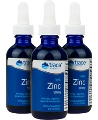 Trace Minerals Ionic Zinc - Immune System Support Supplement - Essential Mineral Supplement with Magnesium, Copper & Chloride