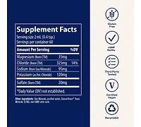 Trace Minerals No Muscle Cramps | Promotes Normal Muscle Function, Stamina and Electrolyte Balance | Magnesium, Potassium, Sodium Dietary Supplement |