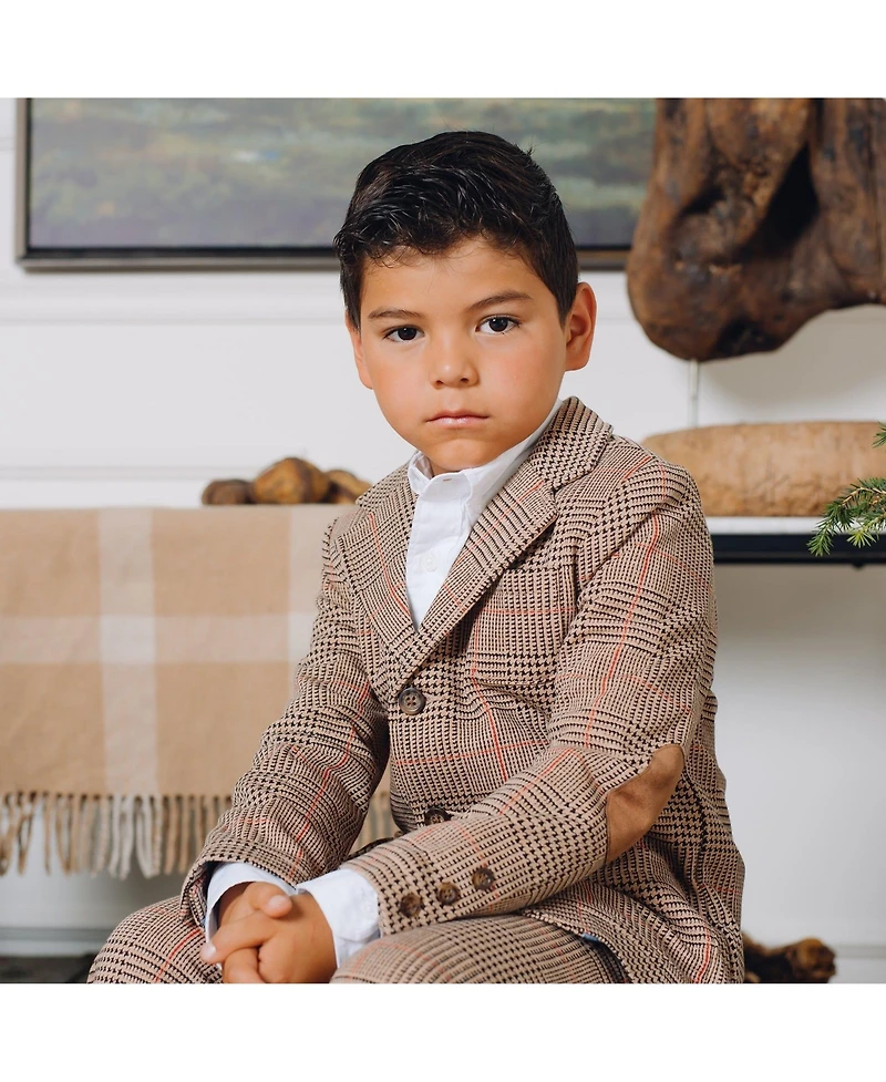 Hope & Henry Baby Boys Fleece Suit Blazer