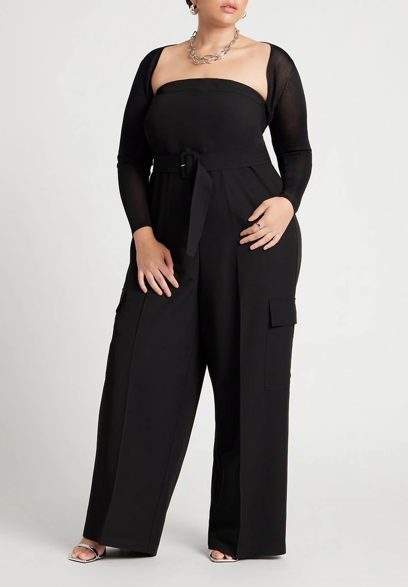 Eloquii Plus Size Fine Knit Bolero