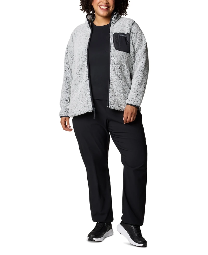 Columbia Plus Size West Bend Full Zip Ii Fleece Jacket