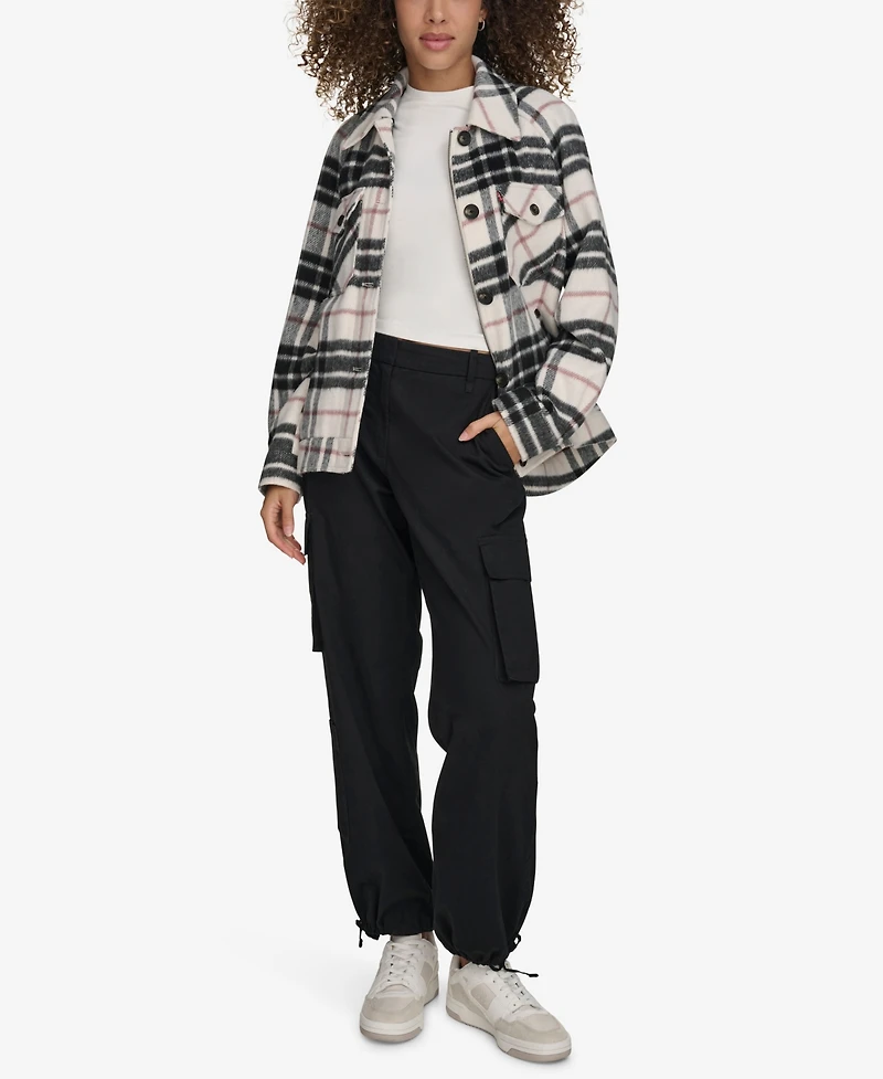 Levi's Women's Wool Blend Shirt Jacket