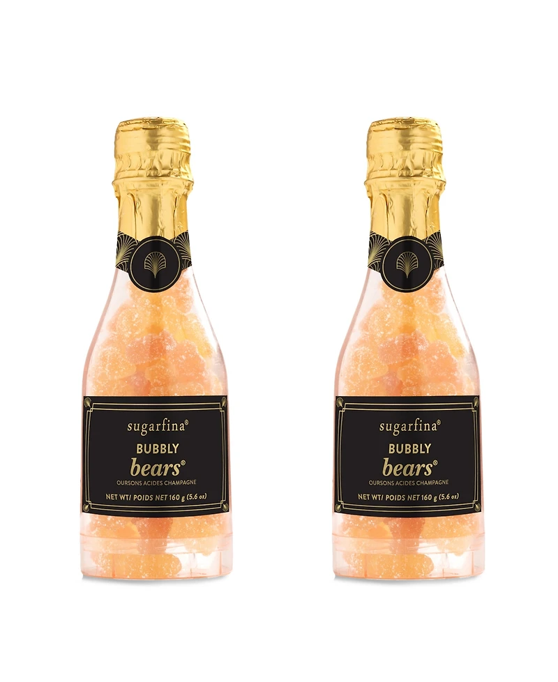 Sugarfina Holiday Bubbly Bears Celebration Bottle Candy Duo, 2 Pack
