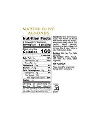 Sugarfina Martini Olive Candy Almonds, 3 Piece