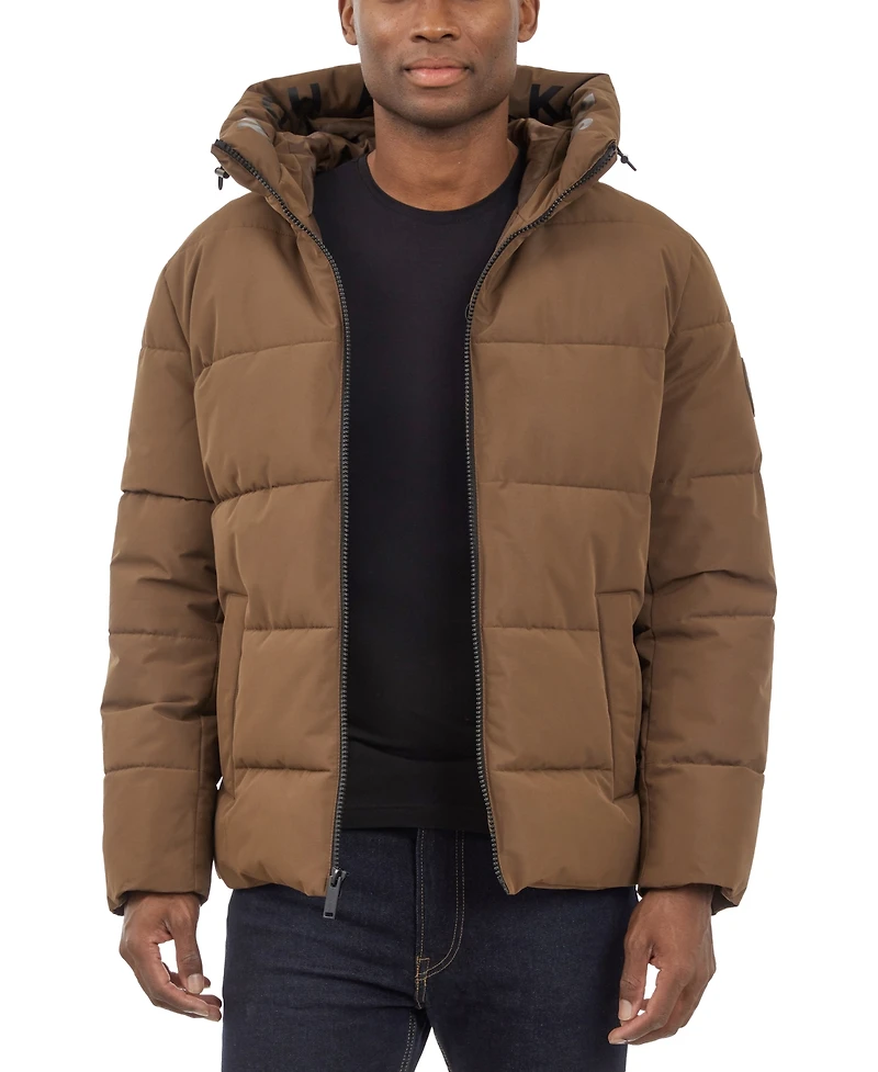 Michael Kors Men's Quilted Hooded Puffer Jacket