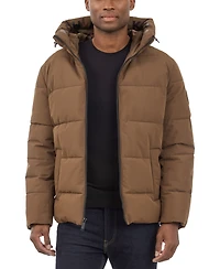 Michael Kors Men's Quilted Hooded Puffer Jacket