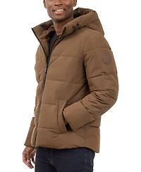 Michael Kors Men's Quilted Hooded Puffer Jacket