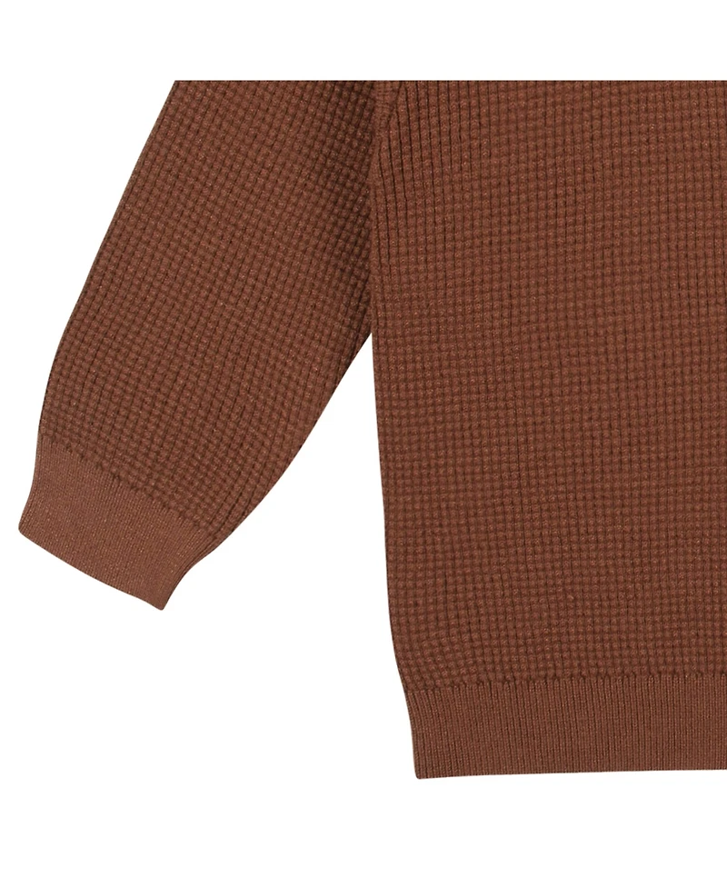 Gerber Toddler Boys Hooded Sweater Top and Pant Knit Set