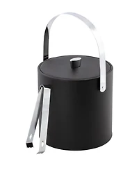 Kraftware Dorchester Ice Bucket and Tong, 3 Quart
