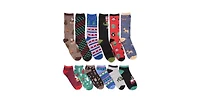 Muk Luks Men's 12 Days of Christmas Socks