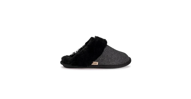 Muk Luks Women's Angled Sparkle Scuff Slipper