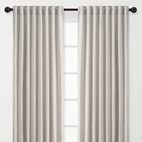 Chanasya Premium 2-Panel Classy Embossed Leaf Textured Curtains - Back Tab