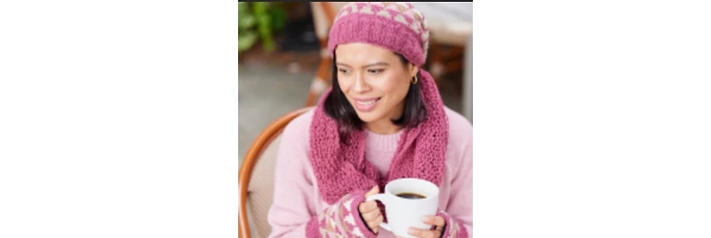 Feelgoodz Women s Artisan Hand-Knit Jaya Harlequin Wool Half Mitten