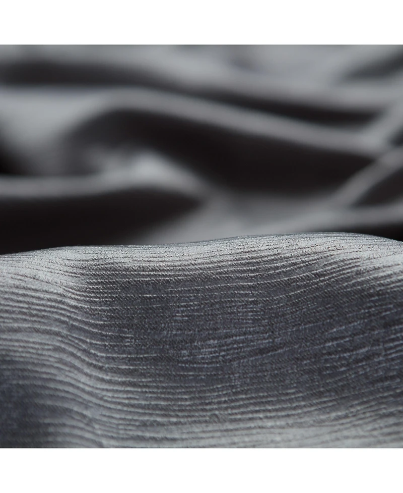 Chanasya Premium 2-Panel Classy Embossed Leaf Textured Curtains - Back Tab, Ring Tab for Windows Living Room Bedroom