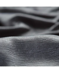 Chanasya Premium 2-Panel Classy Embossed Leaf Textured Curtains - Back Tab, Ring Tab for Windows Living Room Bedroom