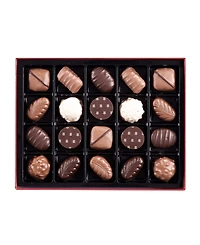 Maxim's De Paris Christmas Chocolate Assortment Tin Gift Box, 20 Piece