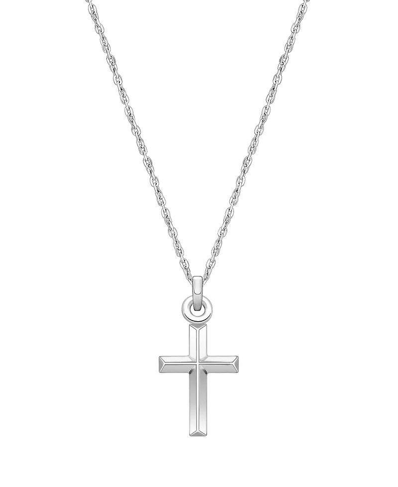 Tiny Blessings Kids Children's Sterling Silver Holy Cross 12-14" Necklace