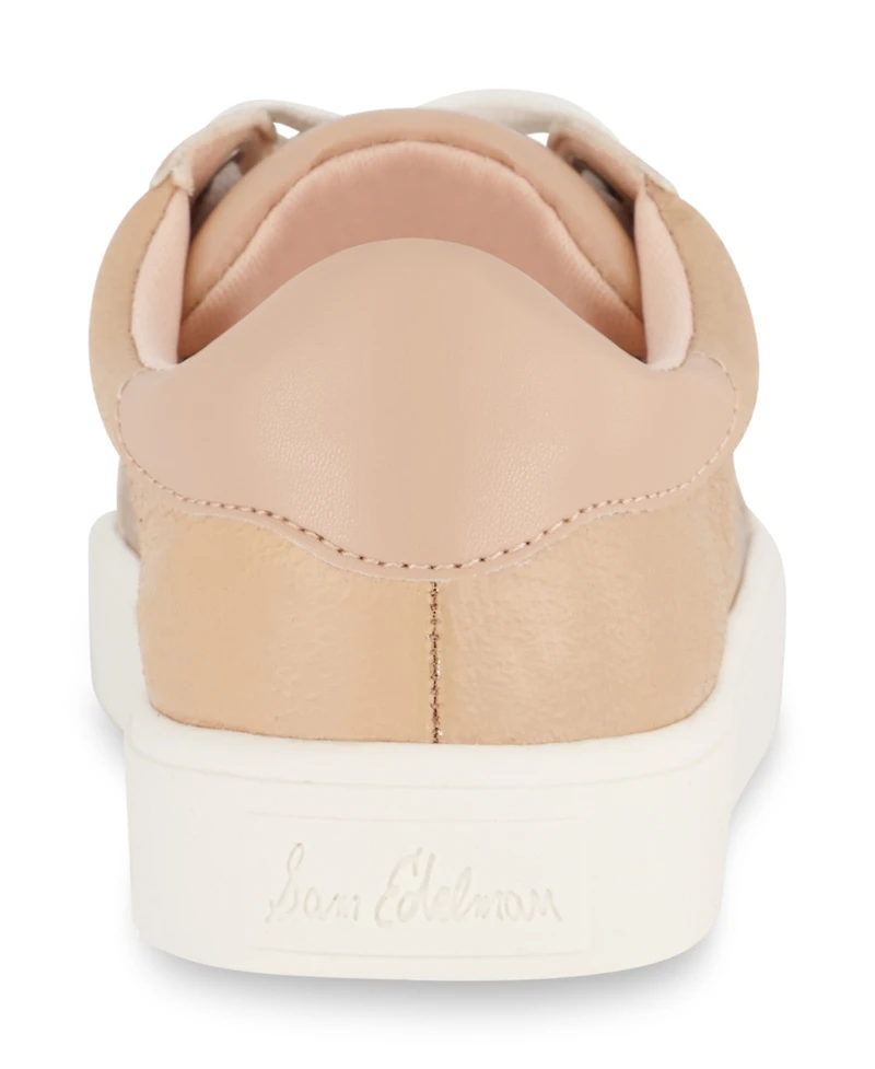 Sam Edelman Little and Big Girls Essie Tere Lace Up Court Sneaker