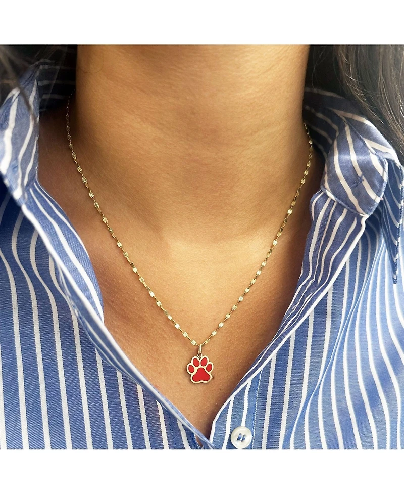 The Lovery Coral Paw Charm 14K Gold