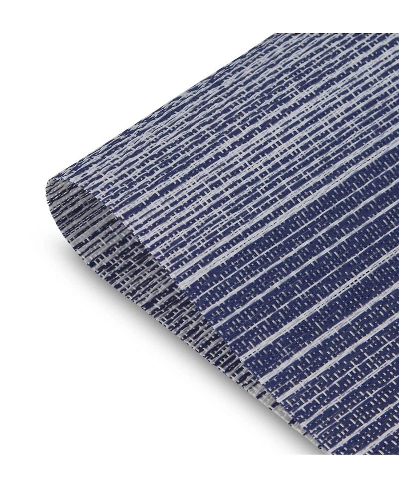 Dainty Home Norwood Texteline Outdoor Dining Set Textured Design Reversible 12" x 18" Rectangular Placemats Set of 6