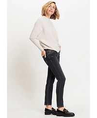 Olsen Women's Dana Fit Slim Leg Dark Washed Jeans