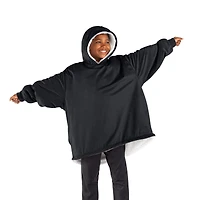 The Bare Homey - Youth Wearable Blanket Sherpa Side Pockets