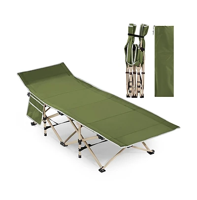 Yaheetech Folding Camping Bed Army Green