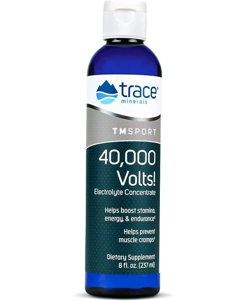Trace Minerals 40,000 Volts - Concentrate Supplement Drops for Electrolyte Support