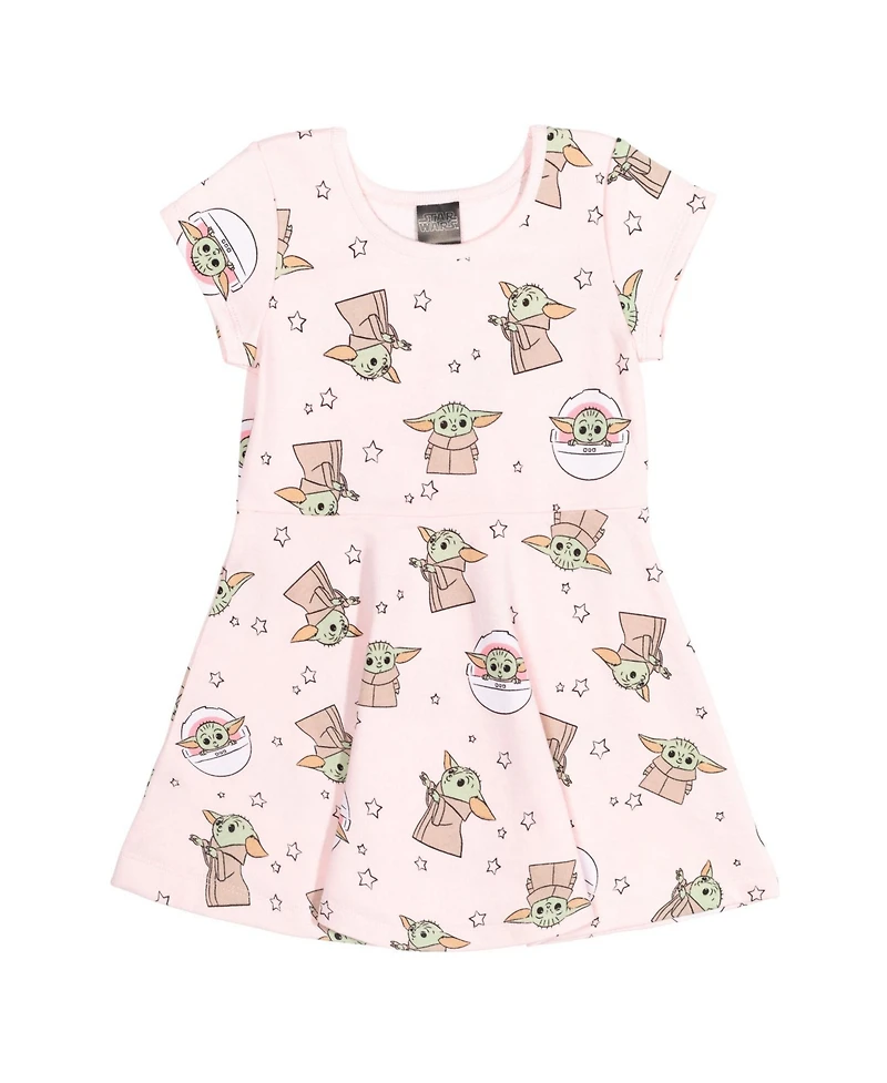 Star Wars Girls Yoda French Terry Skater Dress to
