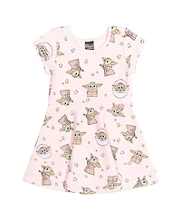 Star Wars Girls Yoda French Terry Skater Dress to