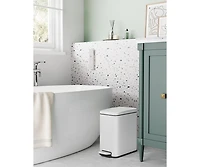Slickblue Small Gallon Trash Bin with Lid Compact and Convenient for Home or Office Use