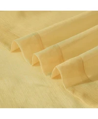 Melrose Semi Sheer Window Panel Set, 110" W x 84" L