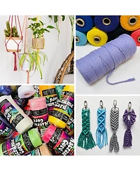 Hippie Crafter 100% Cotton Macrame 3mm Cord Pink