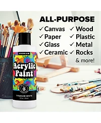 Hippie Crafter 8oz Acrylic Paint Black