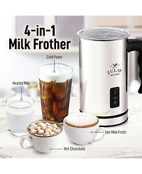 Zulay Kitchen 4-in-1 Automatic Milk Frother and Steamer - AeroFroth