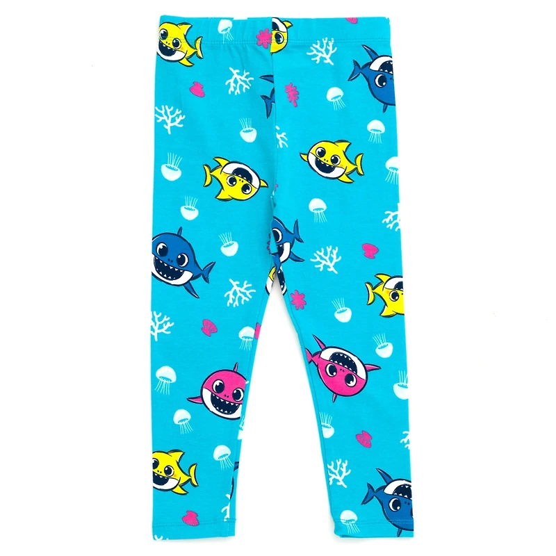 Baby Shark Girls Pinkfong Pullover Fleece Sweatshirt and Pants Outfit Set
