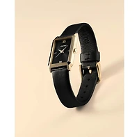 Vincero Womens Ava 2.0 Rectangular Quartz Watch with Full Grain Ecco Leather Strap