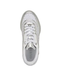 Guess Women's Pritie Quattro Rhinestone Lace-Up Sneakers