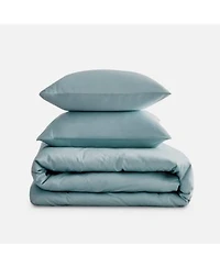 Doz By Sijo Doz Cooling Bamboo Duvet Cover Set 100 Bamboo Viscose Organically Grown Buttery Soft
