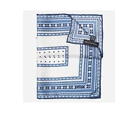 Elizabetta Men's Pois - Silk Pocket Square for Men