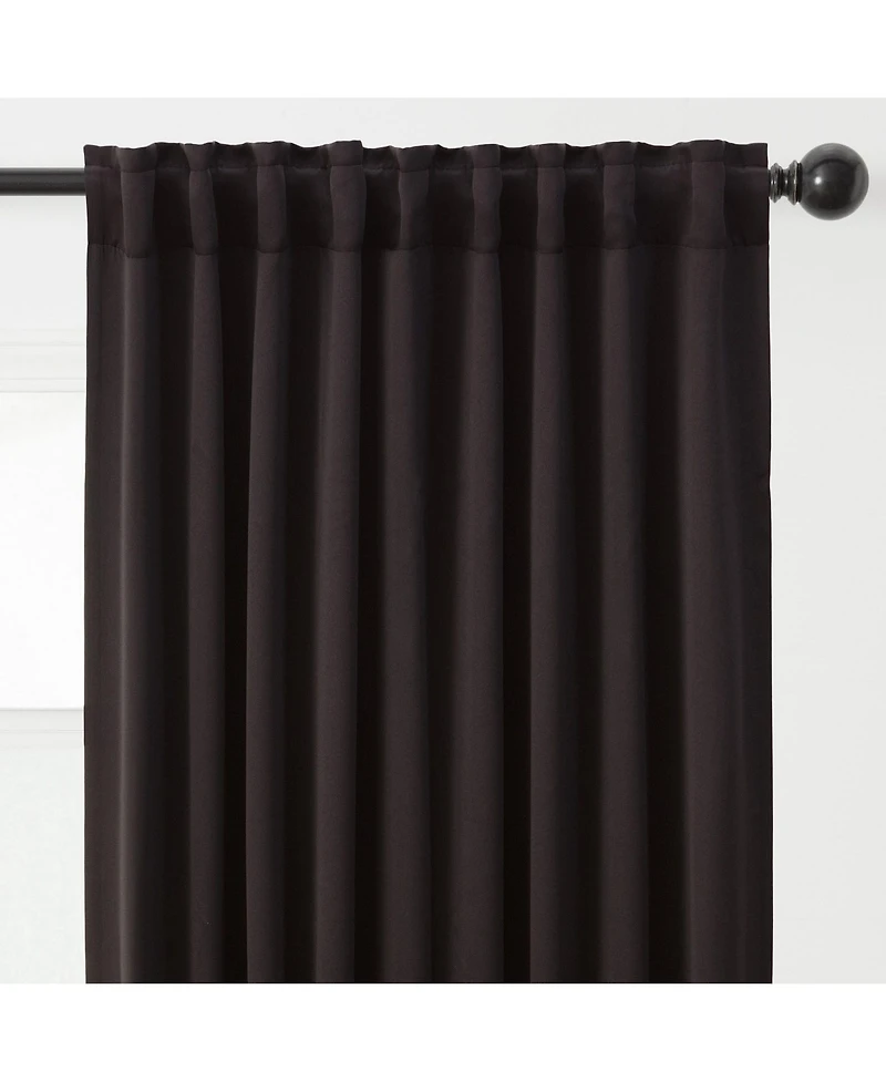 Chanasya Premium 2-Panel Ornamental Damask Classy Room Darkening Curtains - 3-in-1 Back Tab, Rod Pocket, Ring Tab for Windows Living Bedroom