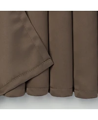 Chanasya Premium 2-Panel Ornamental Damask Classy Room Darkening Curtains - 3-in-1 Back Tab, Rod Pocket, Ring Tab for Windows Living Bedroom