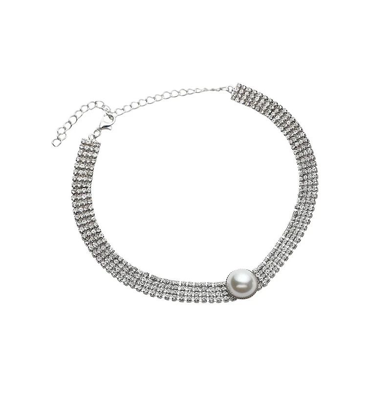 Sohi Women's Bling Choker Necklace